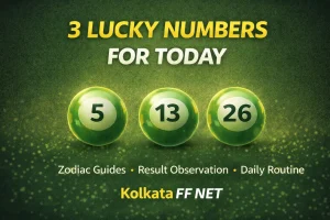 3 lucky numbers for today