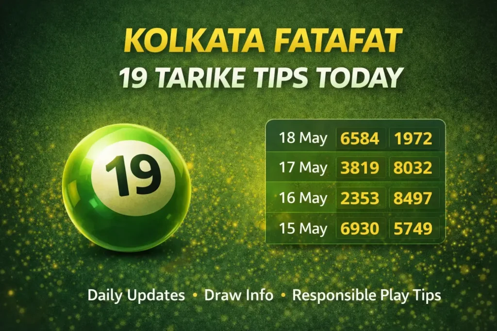 Kolkata Fatafat 19 Tarike