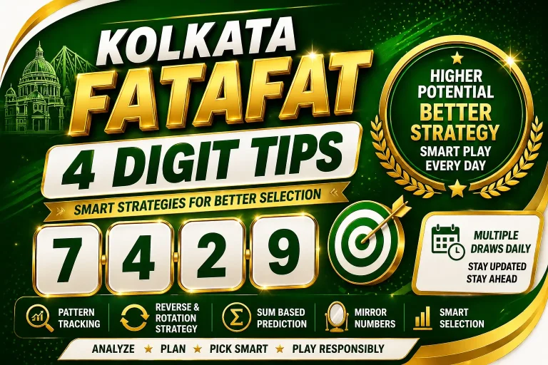 Kolkata Fatafat 4 Digit Tips