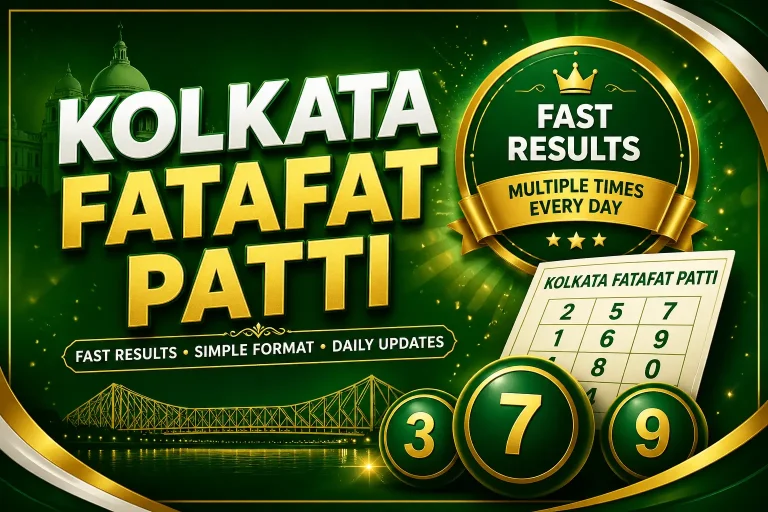 Kolkata Fatafat Patti