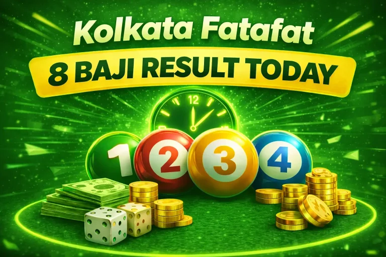 kolkata fatafat 8 baje result