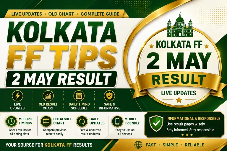 Kolkata FF Tips 2 May Result