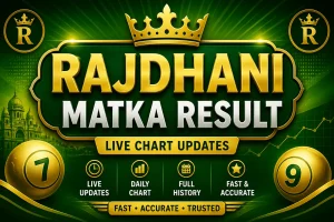 Rajdhani matka result