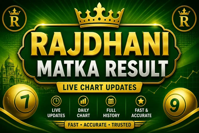 Rajdhani matka result