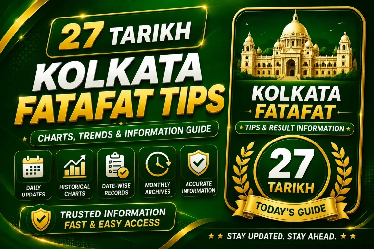 27 Tarikh Kolkata Fatafat Tips