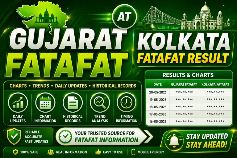 GUJARAT FATAFAT AT KOLKATA FATAFAT RESULT