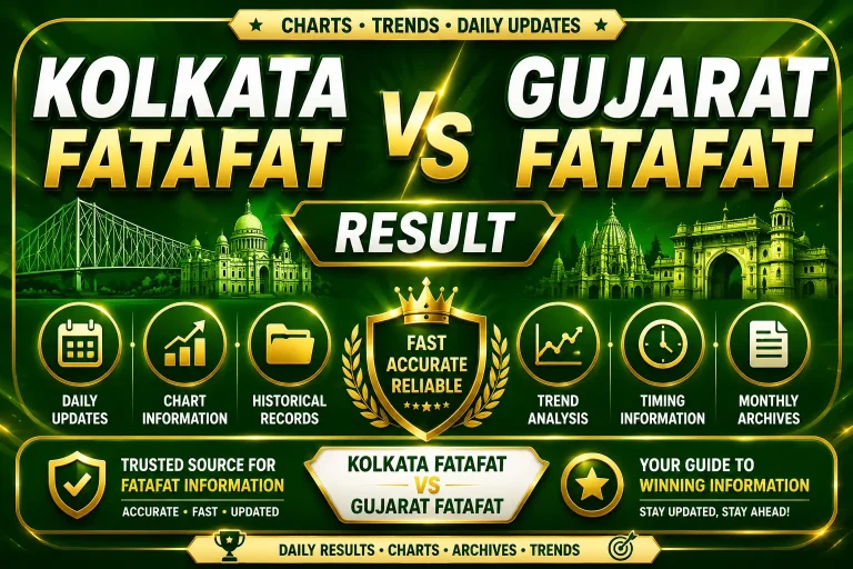 Kolkata Fatafat vs Gujarat Fatafat